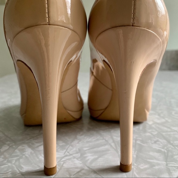 😍 Stella Luna Nude Leather Platforms 😍 Size 38 - Picture 3 of 7